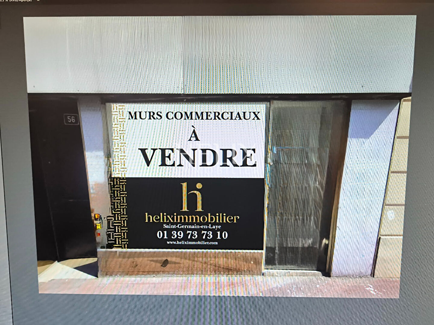 A vendre murs commerciaux dans le centre de Saint Germain en Laye